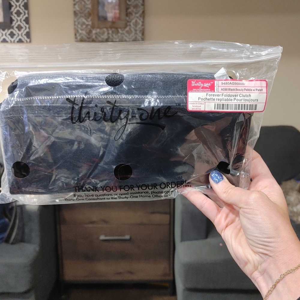 Thirty one forever foldover clutch